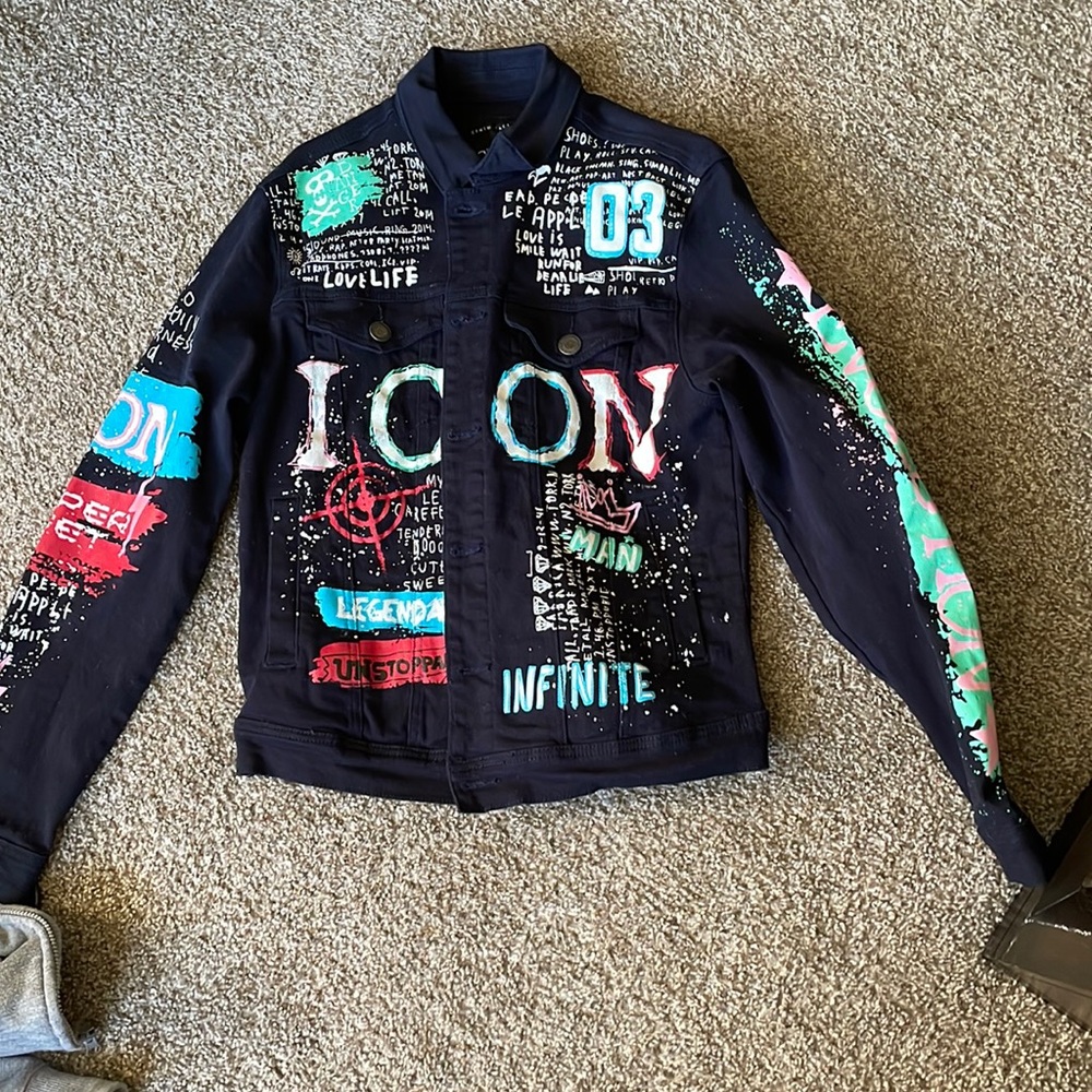 Mens blue Jean jacket